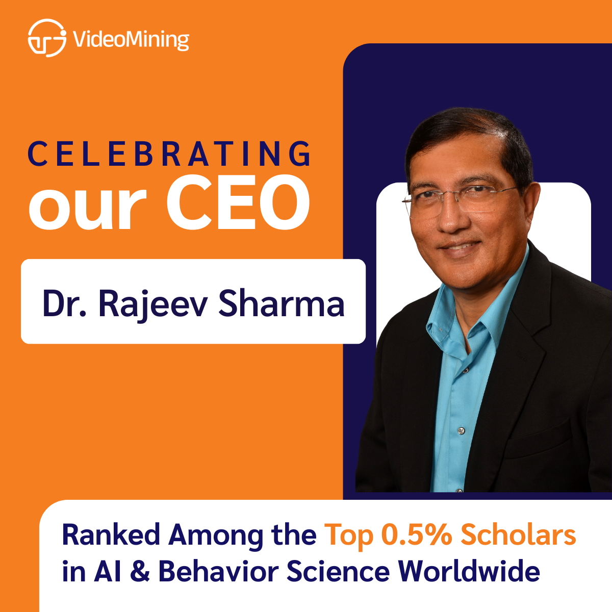 Dr. Rajeev Sharma: Top 0.5% Researcher in AI/Shopper Insights